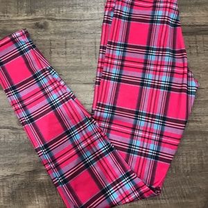 Blackmilk Clothing Barbie Tartan leggings
